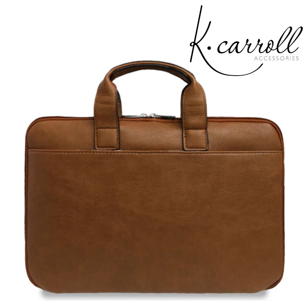 🆕K.Carroll Jane Laptop Bag in Camel